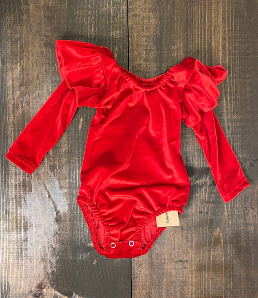 Red Velvet Romper