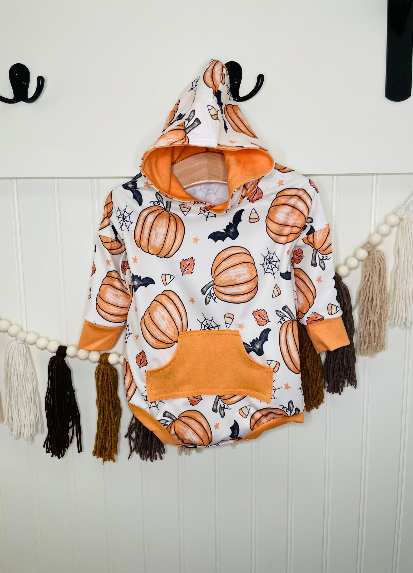 Halloween Fun Romper with Hoodie