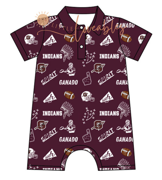 Boys Ganado Polo Romper *PREORDER*