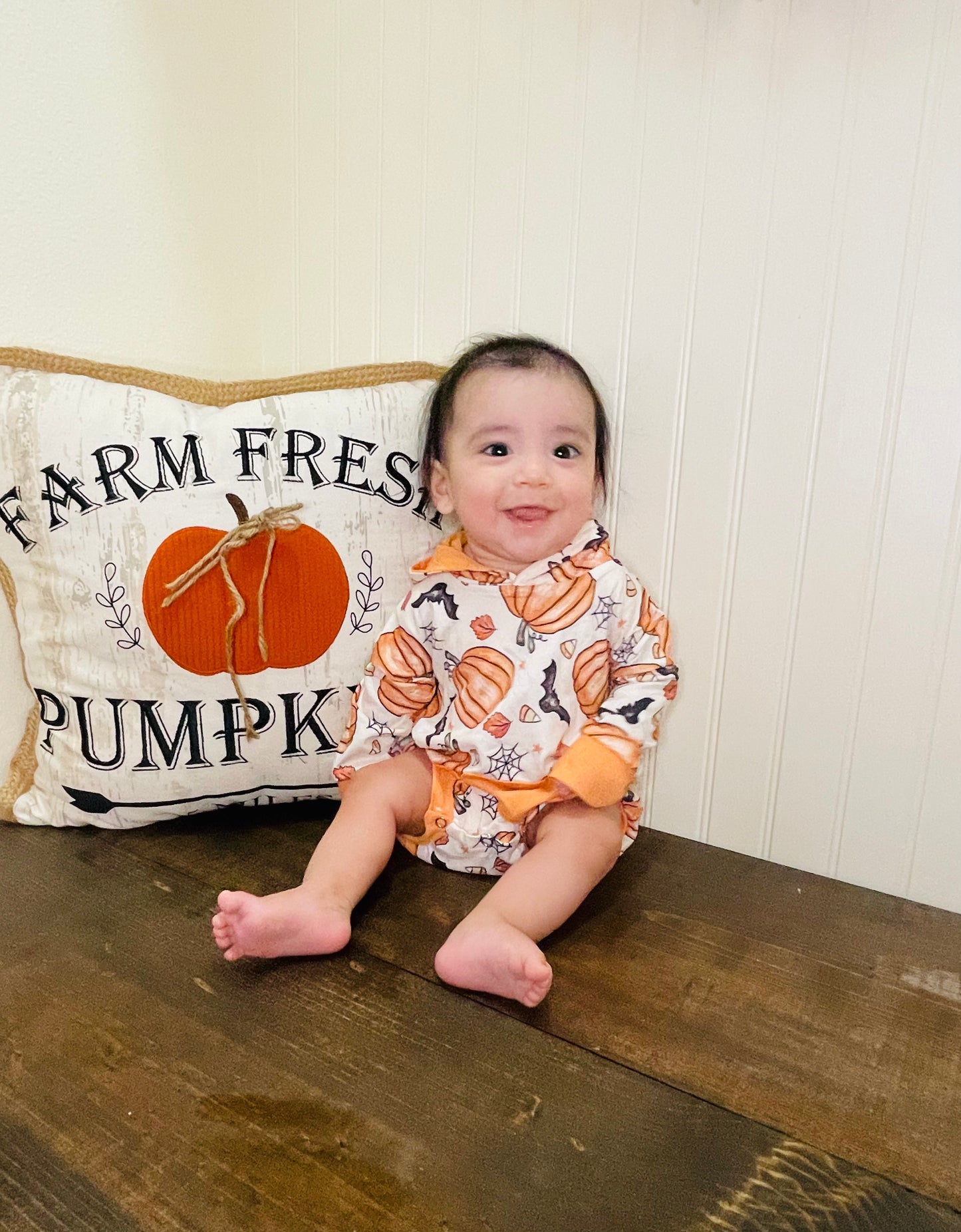 Halloween Fun Romper with Hoodie