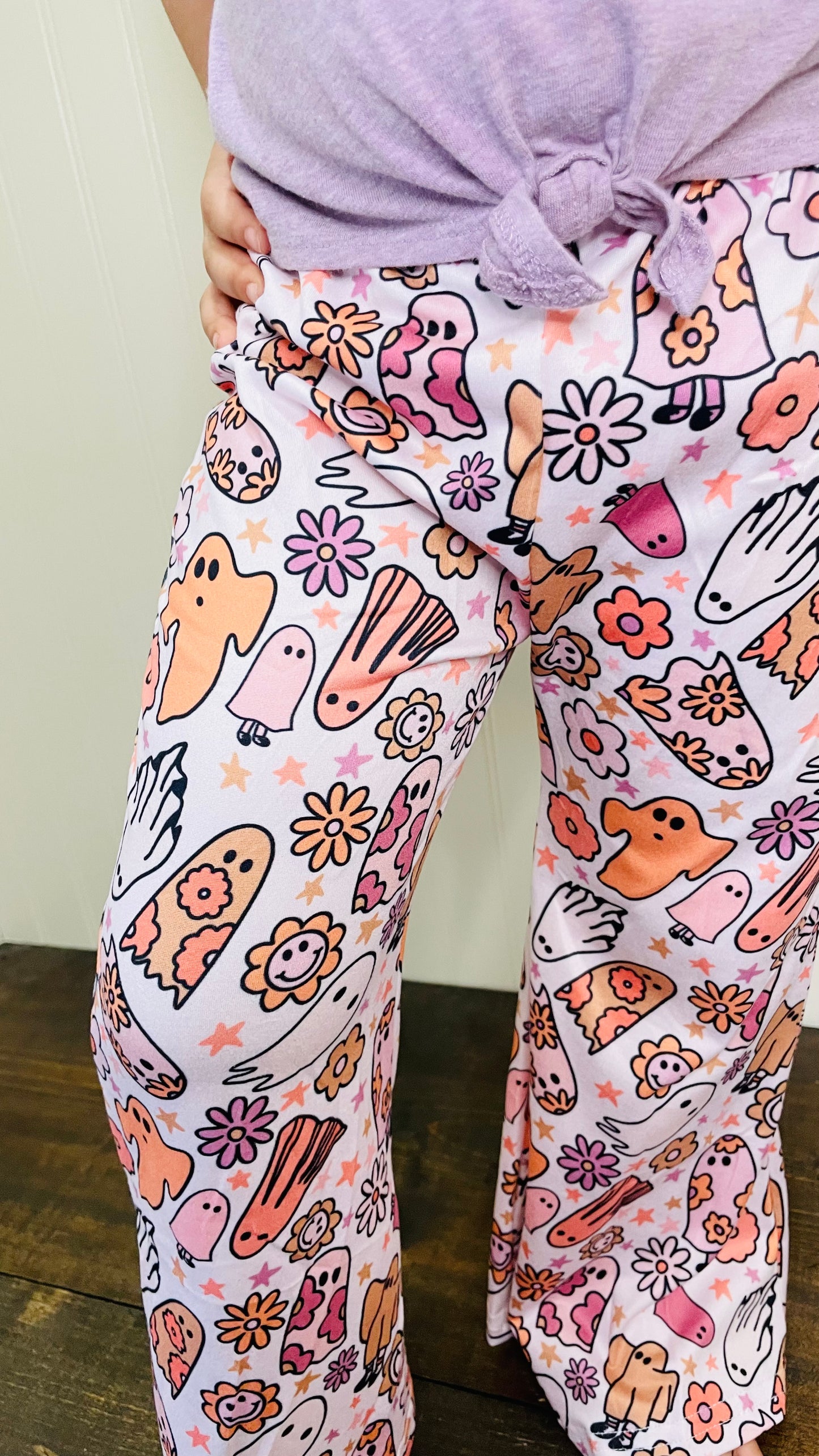 Halloween Retro Bell Bottom Pants