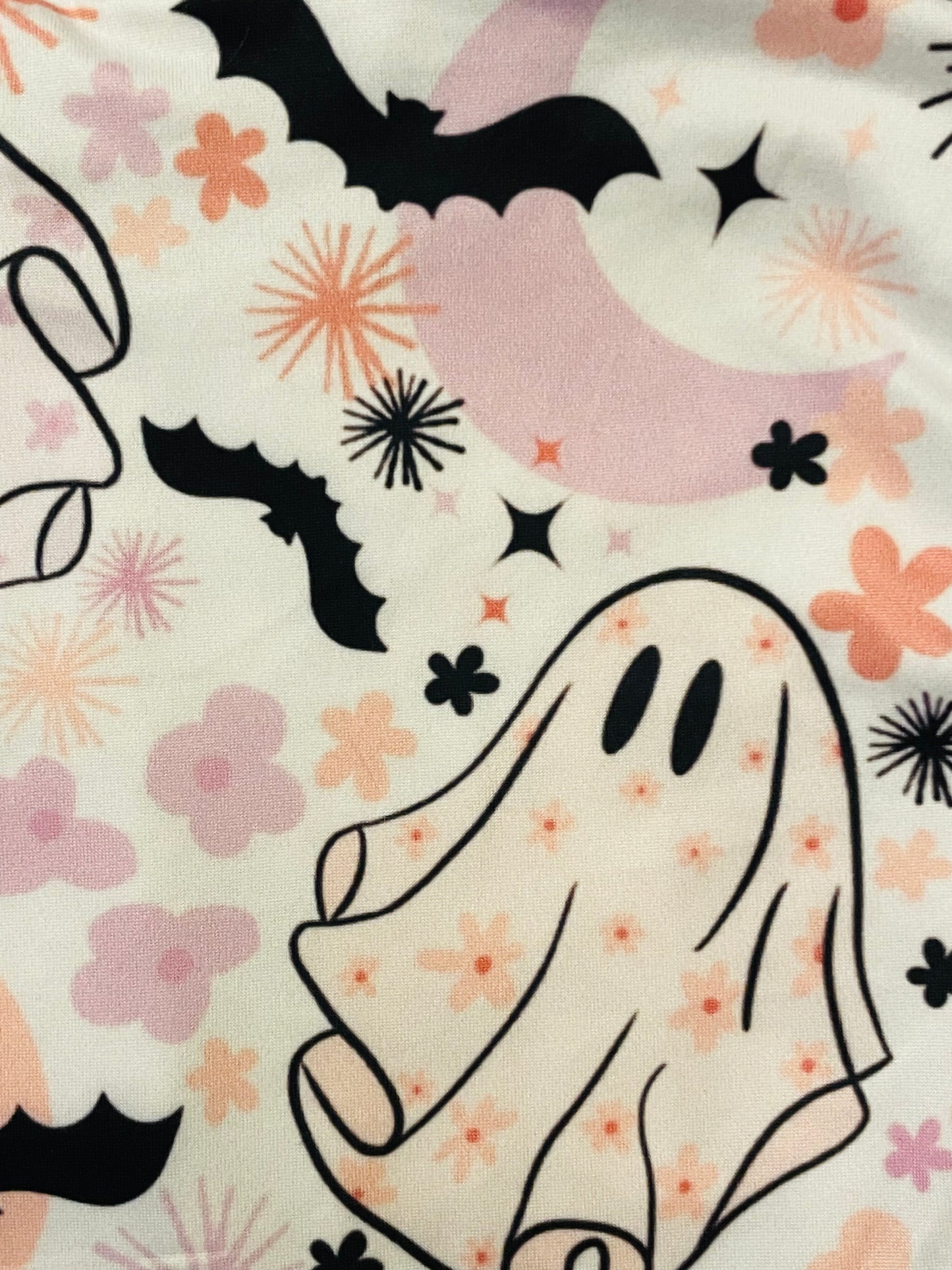 Halloween Ghost & Bat Romper