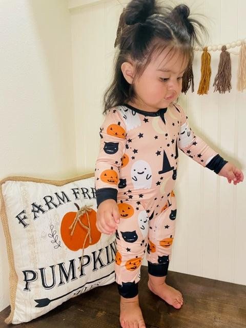 Halloween Baby Girl Romper